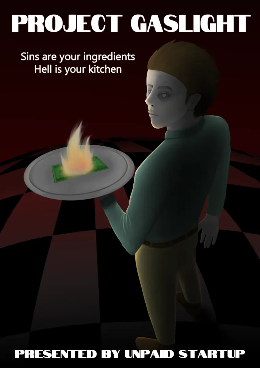 Earlier poster for the game under its working title, Project Gaslight