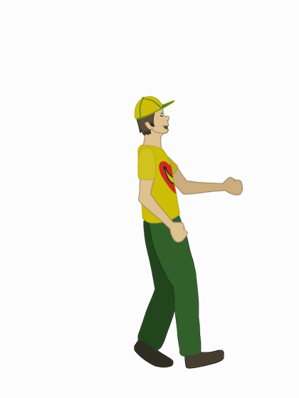 Banana Fan hit animation